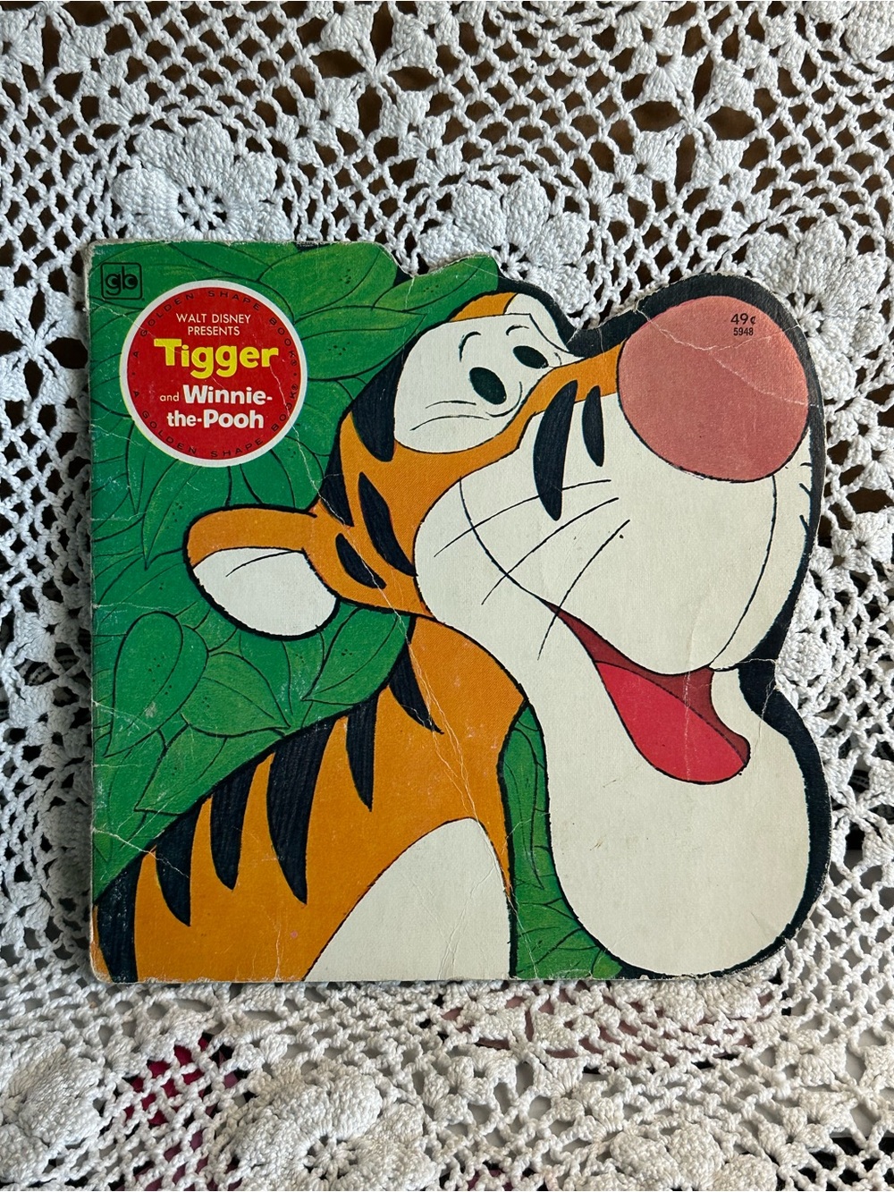 Walt Disney Tigger Board Book - for journal/scrapbooking/crafting
